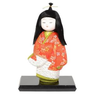 木目込み童人形 No.1031-A 【おぼこ娘・赤】 完成品 贈り物 ギフトに