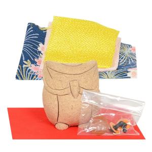 木目込み 人形 材料 キット (おめかし) 型紙 布付き 01-1021-6 : 福和