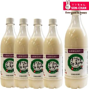 炭酸生マッコリハンザン生マッコリ アルコール度 6度(750ml×5本・PET)