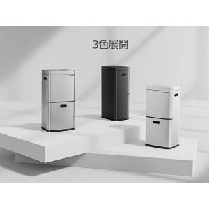 ゴミ箱 分別 縦型2段キッチン用 2x10L+...の詳細画像5