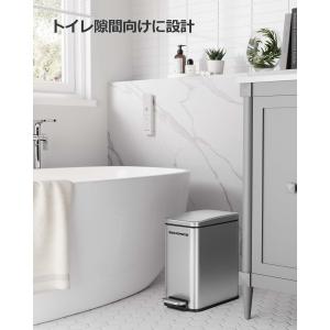 ゴミ箱 スリム 幅17cm 蓋付き 10L ペ...の詳細画像2
