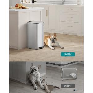 ゴミ箱 スリム 30L ペダル式 蓋付き ステ...の詳細画像2