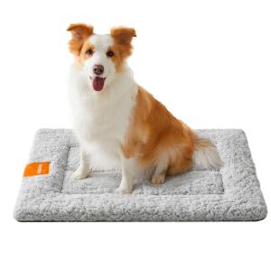 犬 クッション 犬 猫 丸洗い ふわふわ 暖かい ペットベッド 四角形 滑り止め キレイ ペットマット 幅広い用途 小型犬用 猫用ベッド 90×65cm PPB002G01