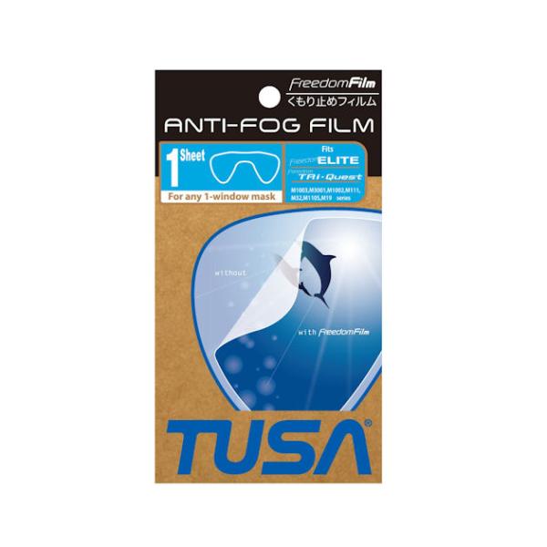 TUSA（ツサ） 【TA0801】 くもり止めフィルム 1眼マスク用（1枚） MASK ANTI-F...