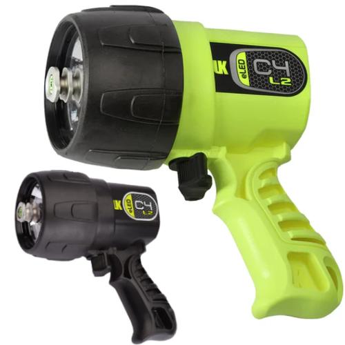 送料無料 UK（ユーケー） 5482 UK C4eLED L2 575 ルーメン 水中ライト ダイビ...