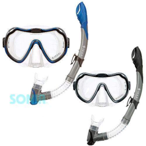 IKARI（イカリ） SM-102Q シリコンセットメンズ SILICON SNORKEL AND ...