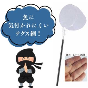 魚網 つけかえ用 隠れ網 忍者 Dタイプ エーワン 釣り用品 玉網 タモ
