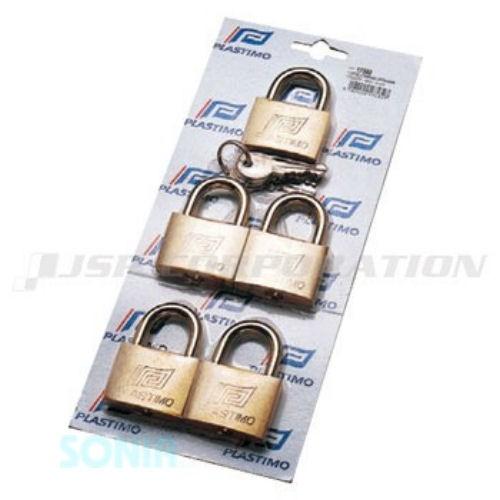 PLASTIMO/R（プラスチモ） KZ-17582 マリンパッドロック 5個セット 幅40mm