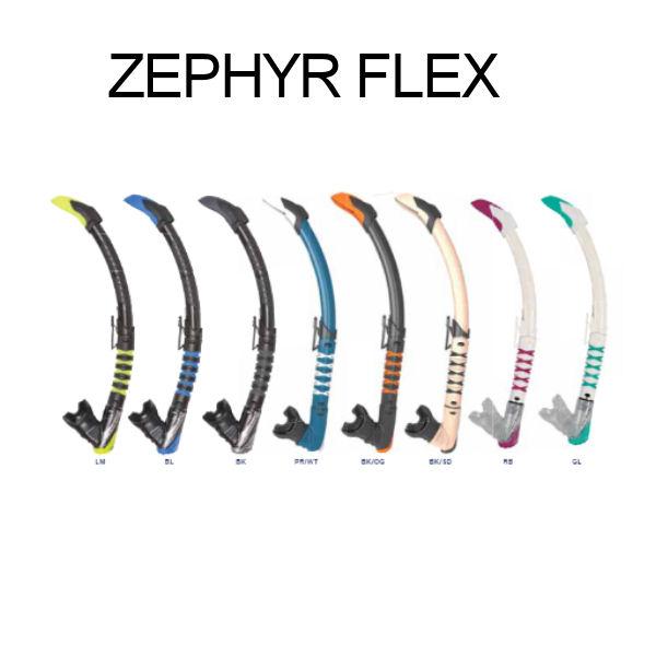 AQUALUNG（アクアラング） ゼファーフレックス スノーケル ZEPHYR FLEX SNORK...