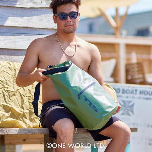 TLS（ツールス） ドライフローターバッグ DRY FLOATER BAG OLIVE サーフィン ...