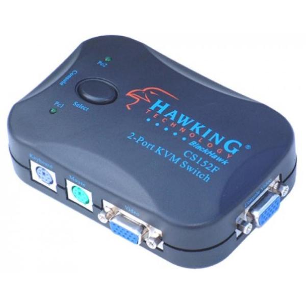 外付け機器 Hawking Technology CS152F 2-Port KVM Switch ...