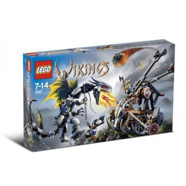 レゴ Lego Vikings Set #7021 Double Catapult Versus t...