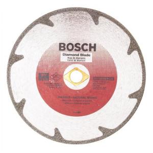 ボッシュ Bosch DB768 Premium Plus 7-Inch Dry or Wet Cutting Continuous Rim Diamond Saw Blade with 58-Inch Knockout Arbor for Marble｜sonicmarin