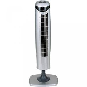 電子ファン Optimus F-7414S 35-Inch Pedestal Tower Fan with Remote Control and LED｜sonicmarin