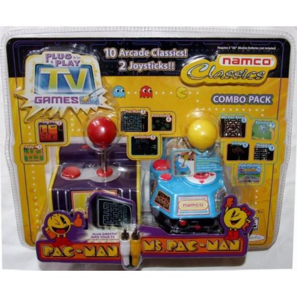 電子おもちゃ Jakks Plug &amp; Play TV Games Namco Classics C...
