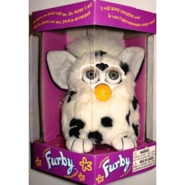 電子おもちゃ Furby Model 70-800 Dalmatian White with Bla...