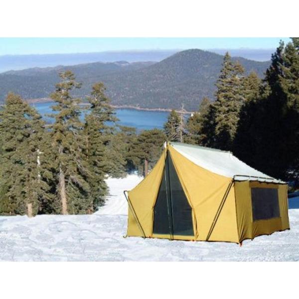 テント Trek Tents 245C Cavas Cabin 9&apos; x 12&apos; Heavy Dut...