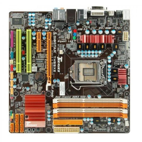 マザーボード Biostar DDR3 LGA 1156 Intel H55 HDMI Micro ...