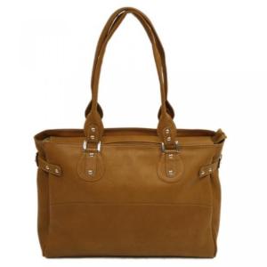 2 in 1 PC Piel Leather Large Ladies Side Strap Tote｜sonicmarin