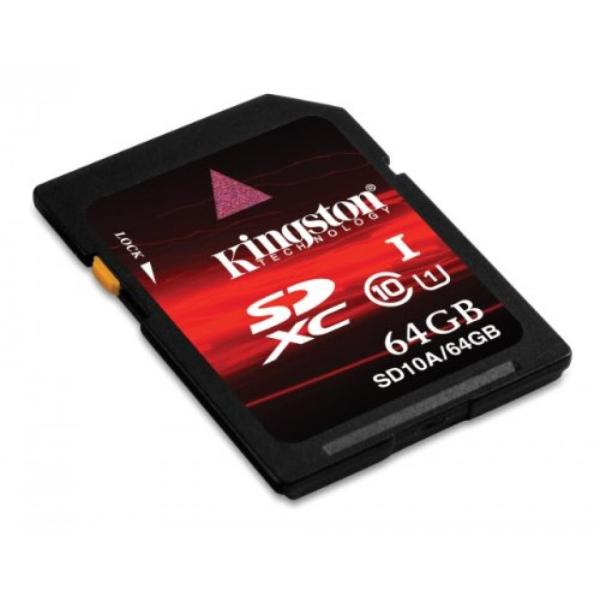 データストレージ Kingston 64 GB Class 10 SDXC Flash Card S...