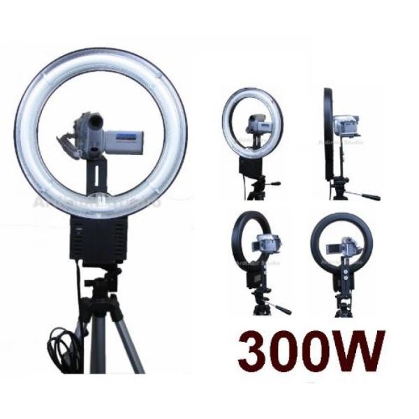 プロジェクター 300W Continuous Video Ring Light for Canon...