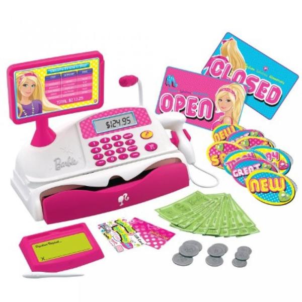 電子おもちゃ Barbie Shopping Spree Cash Register