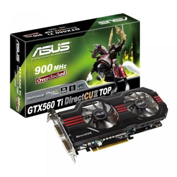 グラフィックカード グラボ GPU ASUS ENGTX560 TI DC2 TOP2DI2GD5 ...