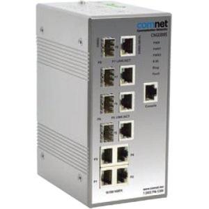 モデム Comnet 8 Port 1000Mbps Managed Switch TXFX (SFP)Combo, 4 Copper CNGE8MS｜sonicmarin