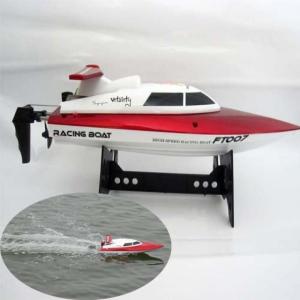 電子おもちゃ FT-007 Four Channel Remote Control Yacht Kids Toy - Red & White