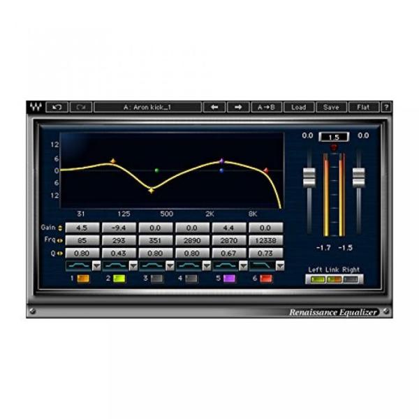 外付け機器 Waves Renaissance Equalizer | EQ Graphing Pl...