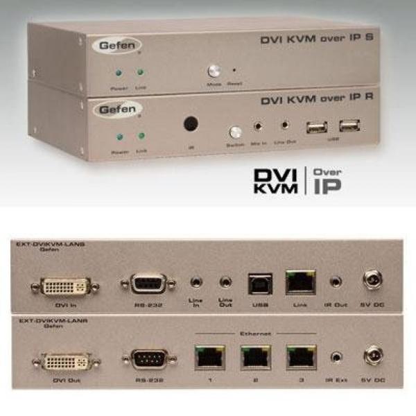 外付け機器 GEFEN DVI KVM over IP  EXT-DVIKVM-LAN