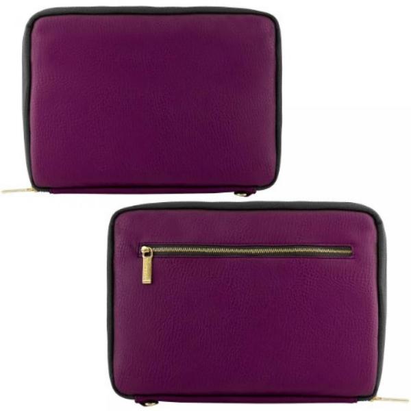 2 in 1 PC Irista Carrying Leather Sleeve (Purple, ...
