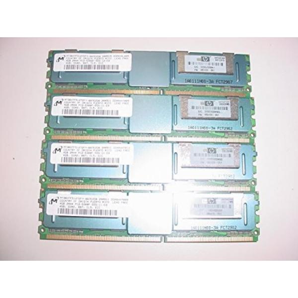 メモリ HP 466436-061 16GB (4x4GB) PC2 5300F 2Rx4 ECC ...