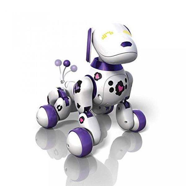 電子おもちゃ Zoomer Dog Funky Girl 2.0 Purple Spots 2X t...