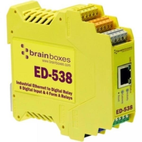 モニタ Brainboxes ED-538 ETHERNET TO DIGITAL IO RELAY...