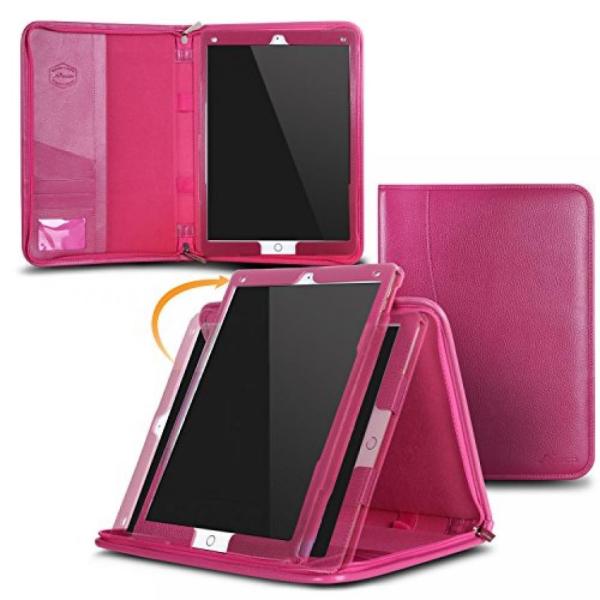 2 in 1 PC Genuine Leather iPad Pro Case, Apple iPa...