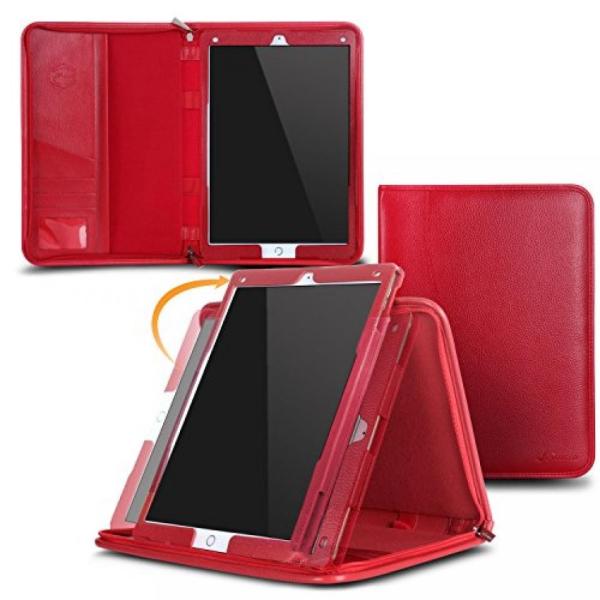 2 in 1 PC Genuine Leather iPad Pro Case, Apple iPa...