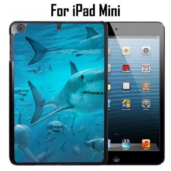 2 in 1 PC Scary Shark Gang Group Custom Case Cover...