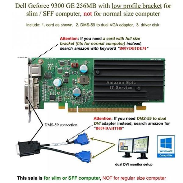グラフィックカード グラボ GPU Epic IT Service - Dell 9300 GE f...