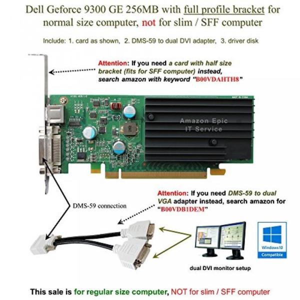 グラフィックカード グラボ GPU Epic IT Service - Dell 9300 GE f...