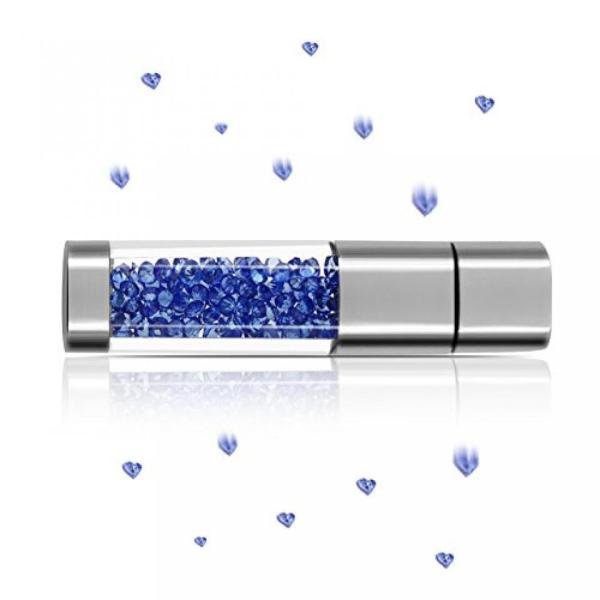 2 in 1 PC Techkey Jewelry Crystal USB Flash Drive ...