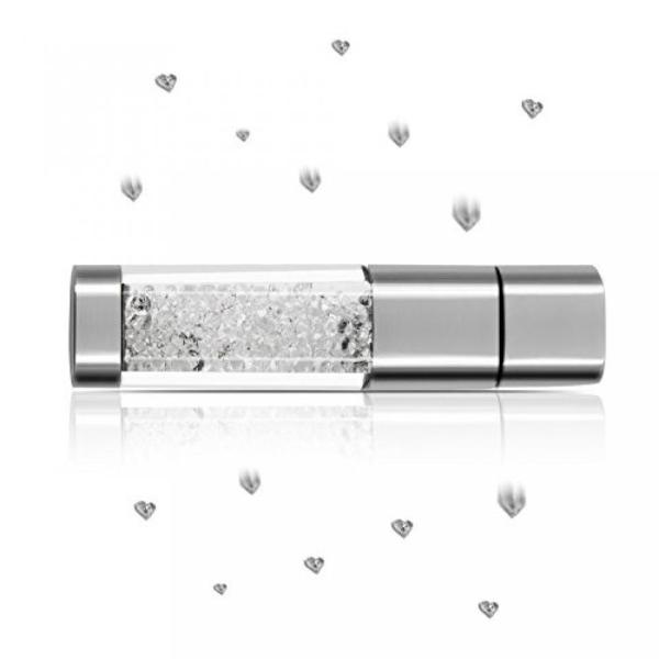 2 in 1 PC Techkey Jewelry Crystal USB Flash Drive ...