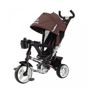 乗り物おもちゃ Samchulli SAMTRIKE 700 BICYCLE Kids Tridke Tricycle Child Baby Toy Bike (Brown)｜sonicmarin