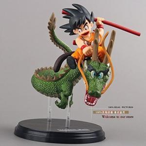 乗り物おもちゃ 14cm 1pcs Dragon Ball Z Super Saiyan Goku with Dragon Riding PVC Action Figures Collection Model Toy Doll｜sonicmarin