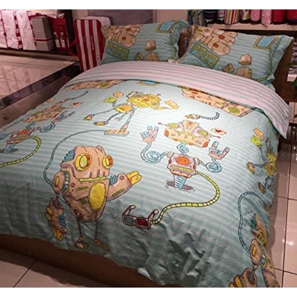 ロボット LELVA Kids Bedding for Boys Teen Bedding Set ...