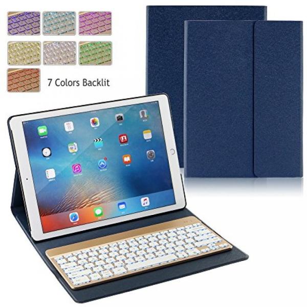 ブルートゥースヘッドホン iEGrow Keyboard and Case for iPad Pro...