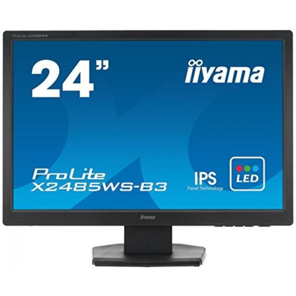 モニタ Iiyama 24in Led 1920x1200 16:10 4ms X2485ws-b3...