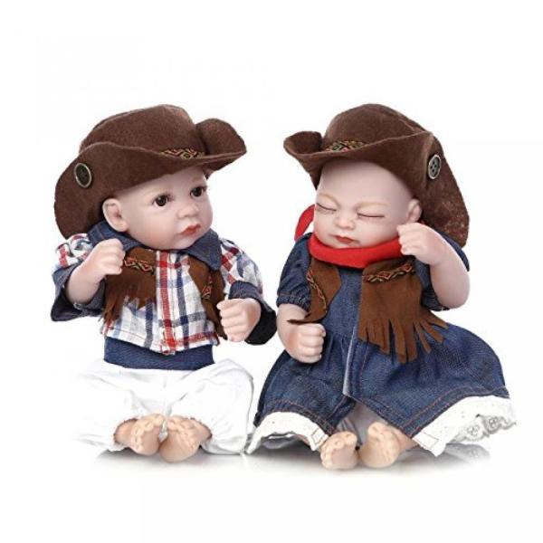 幼児用おもちゃ 2pc Couple 11&quot; Mini Boy and Girl Doll Kits...