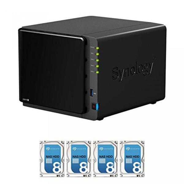 データストレージ Synology Disk Station DS916+ 4-Bay NAS, 4...