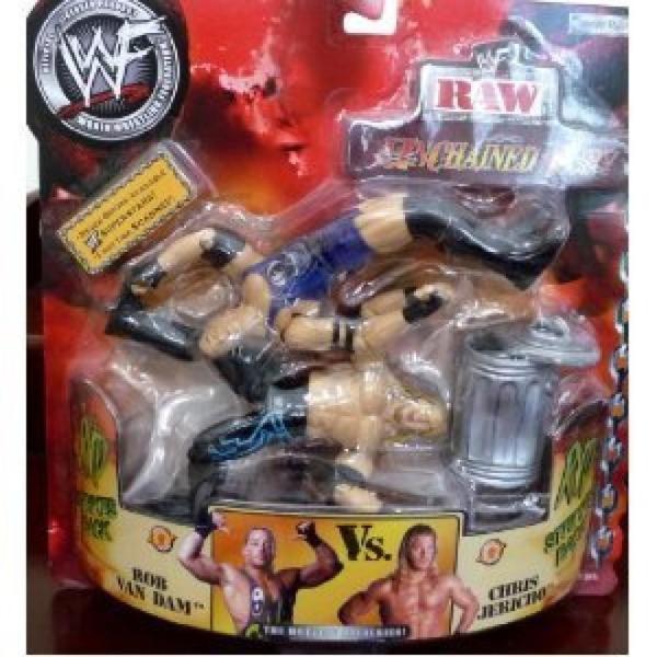 ロボット ROB VAN DAM RVD vs. CHRIS JERICHO WWE WWF Raw...